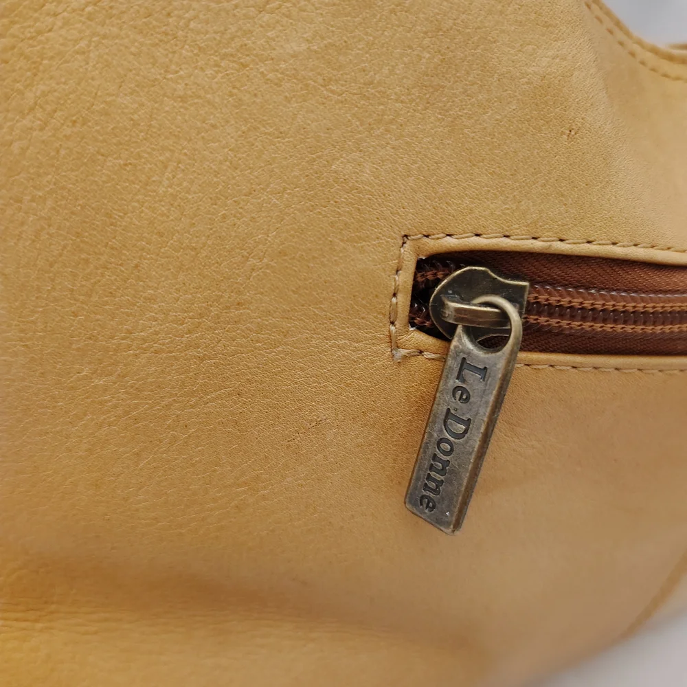 Vintage Le Donne Women's Brown Leather Purse